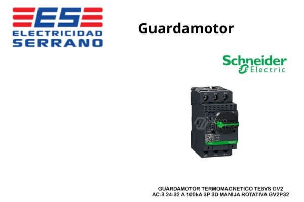 Guardamotor Schneider Electric